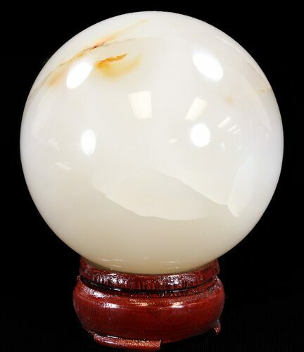 Polished Brazilian Agate Sphere #37604